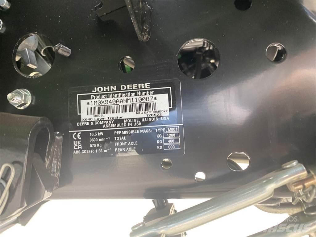John Deere X940 Kosiarki