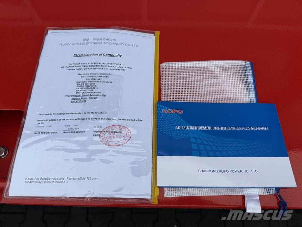 Ashita 80 kva Agregaty prądotwórcze Diesla