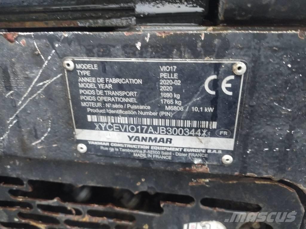 Yanmar Vio 17 U Minikoparki