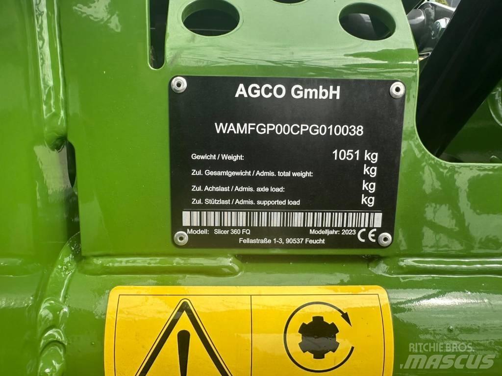 Fendt Slicer 360 FQ Kosiarki