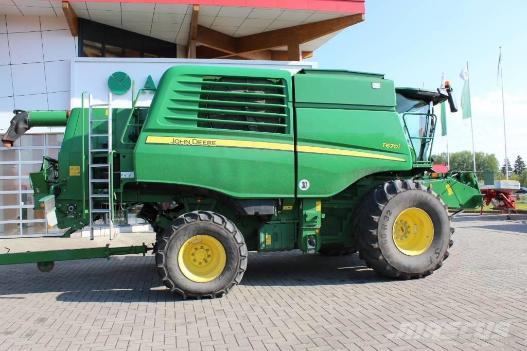 John Deere T 670 i Kombajny zbożowe