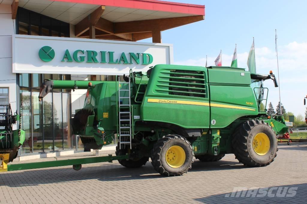 John Deere T 670 i Kombajny zbożowe