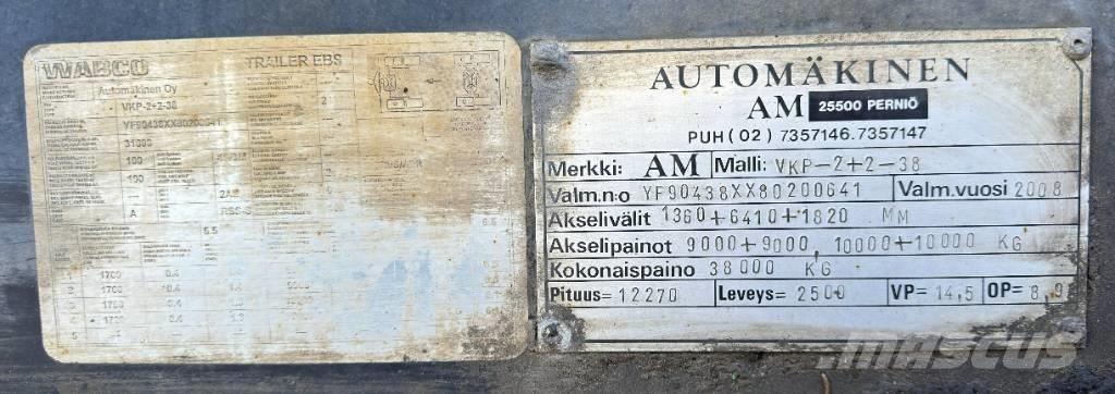 AM VKP-2+2-38 Przyczepy demontowalne