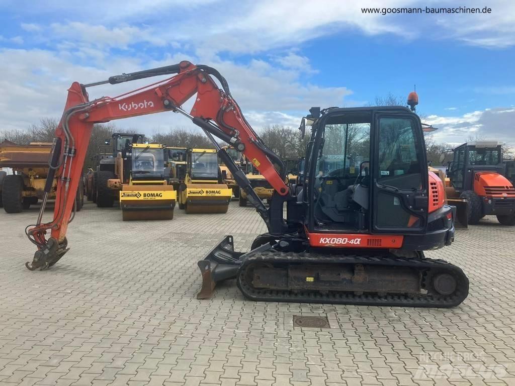 Kubota KX080-4a Midikoparki  7t - 12t