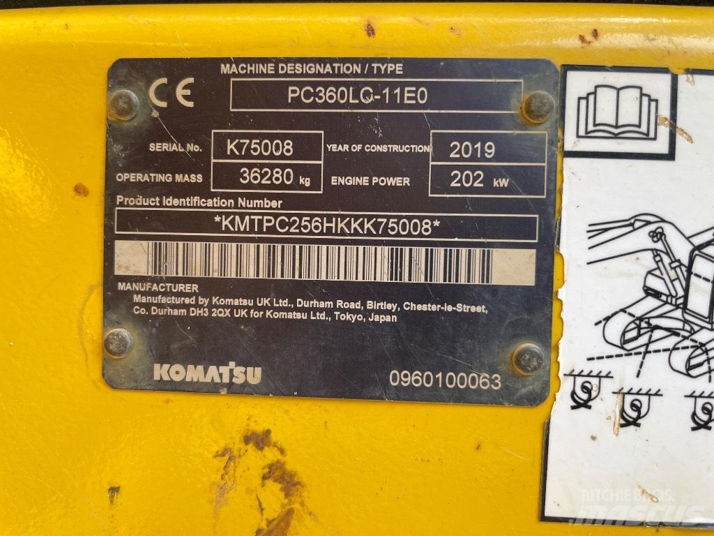 Komatsu PC 360 LC-11 Koparki gąsienicowe