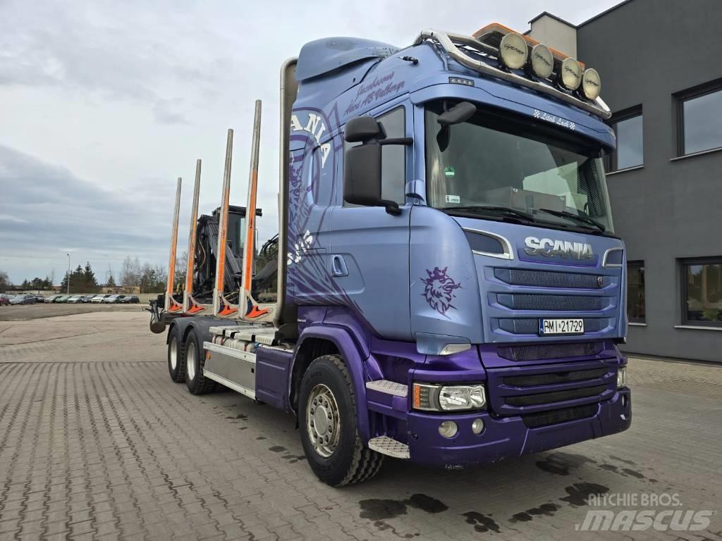 Scania R 580 Samochody do przewozu drewna