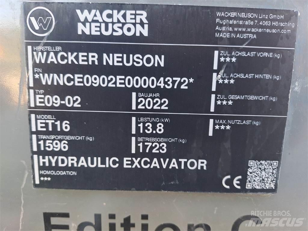 Wacker Neuson ET16 Koparki gąsienicowe