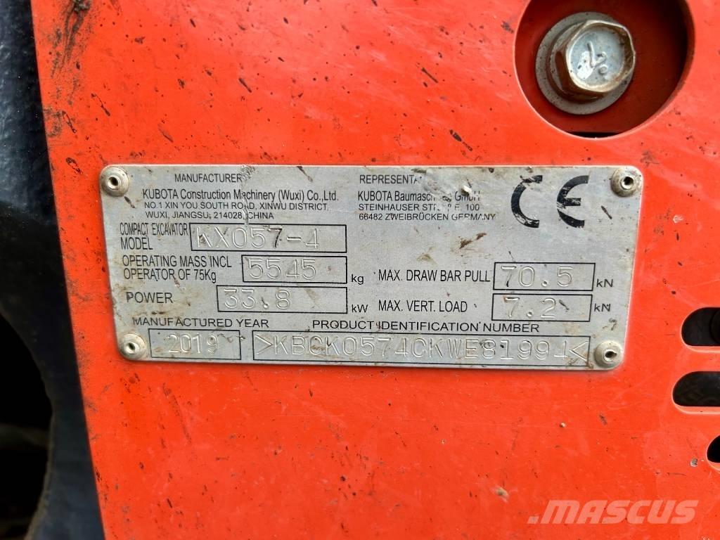 Kubota KX 057-4 Minikoparki