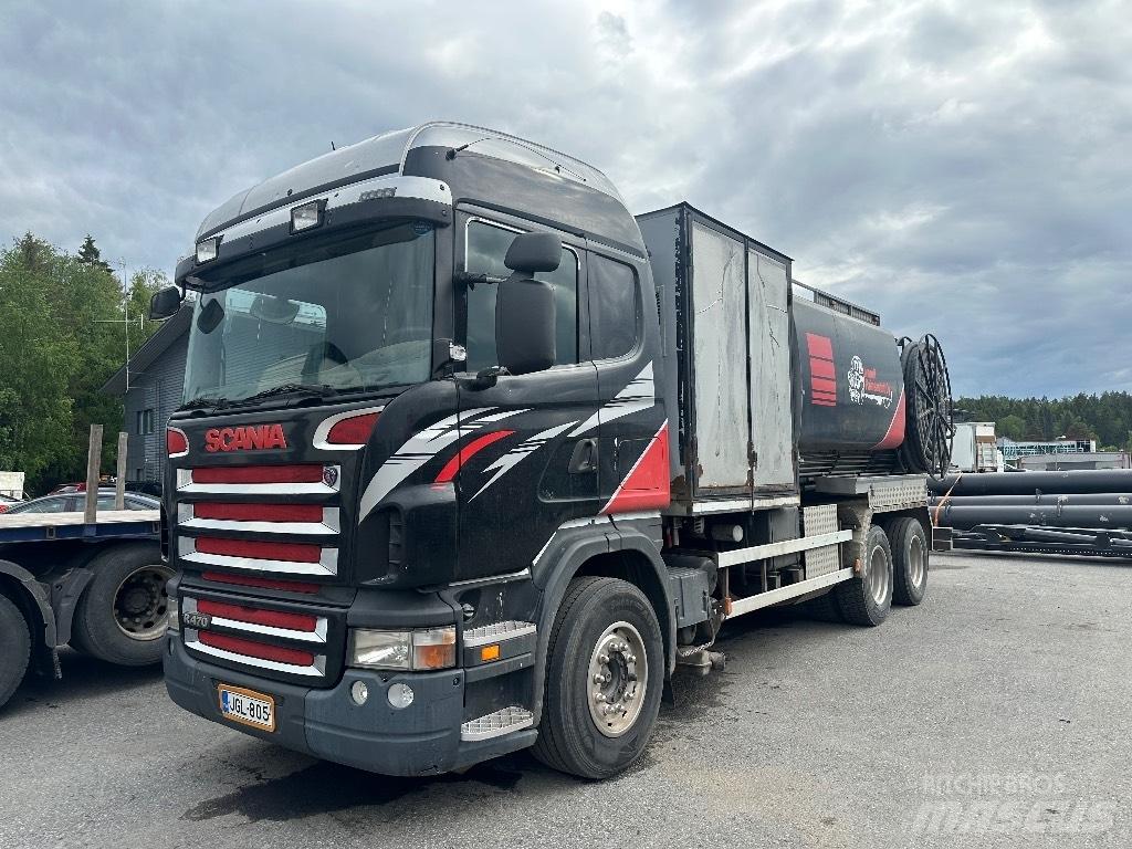 Scania R470 6x2 Kombi / koparki ssące