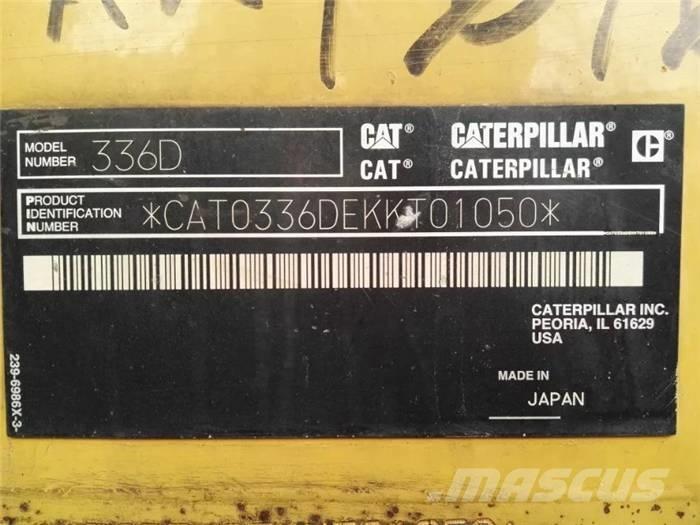 CAT 336 D Koparki gąsienicowe
