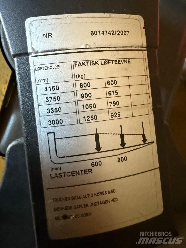 BT SPE 125 Wózki widłowe unoszące z dyszlem