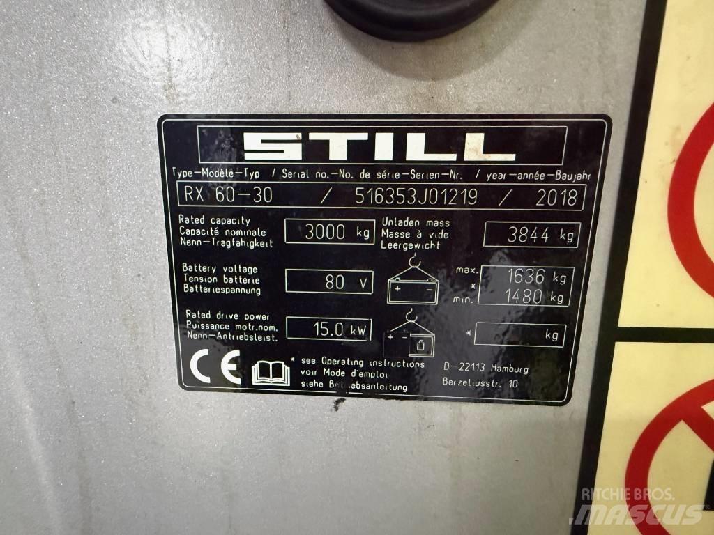 Still RX 60-30 Wózki elektryczne