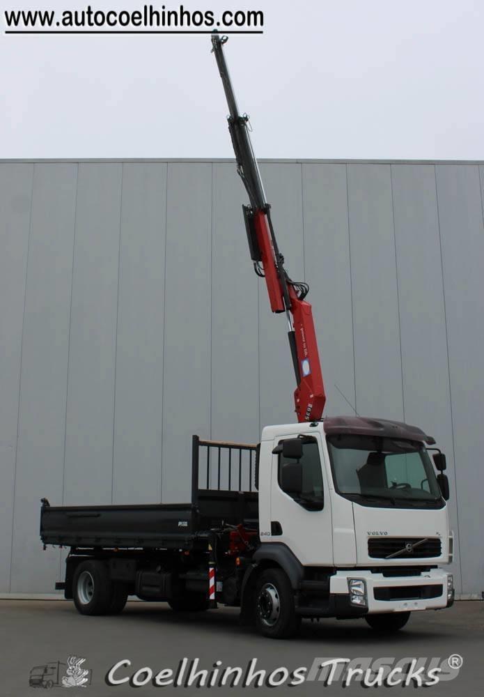 Volvo FL 240 + HMF 635 Wywrotki