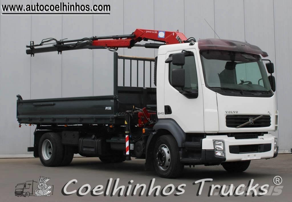 Volvo FL 240 + HMF 635 Wywrotki