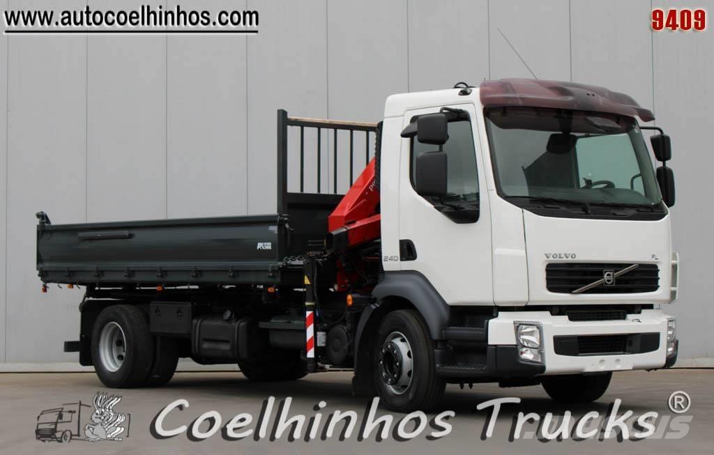 Volvo FL 240 + HMF 635 Wywrotki