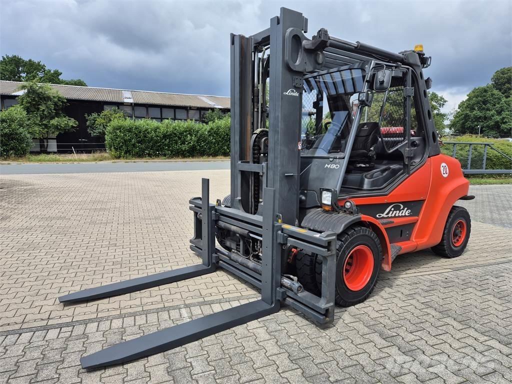 Linde H80T-900 Wózki LPG