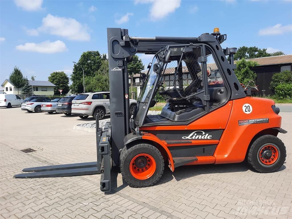 Linde H80T-900 Wózki LPG