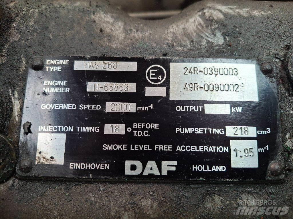 DAF WS268 Silniki