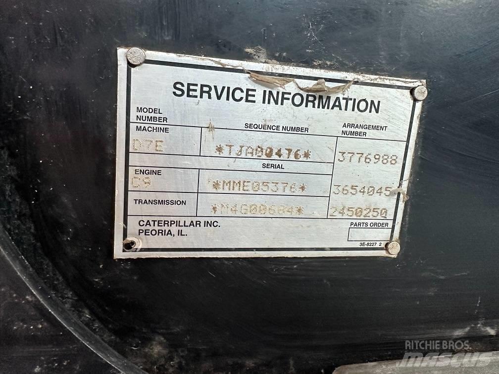 CAT D7E Spycharki gąsienicowe