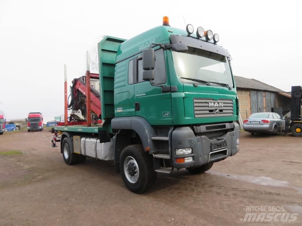MAN TGA 18.360 Samochody do przewozu drewna