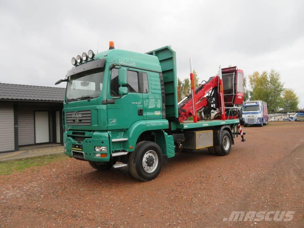 MAN TGA 18.360 Samochody do przewozu drewna