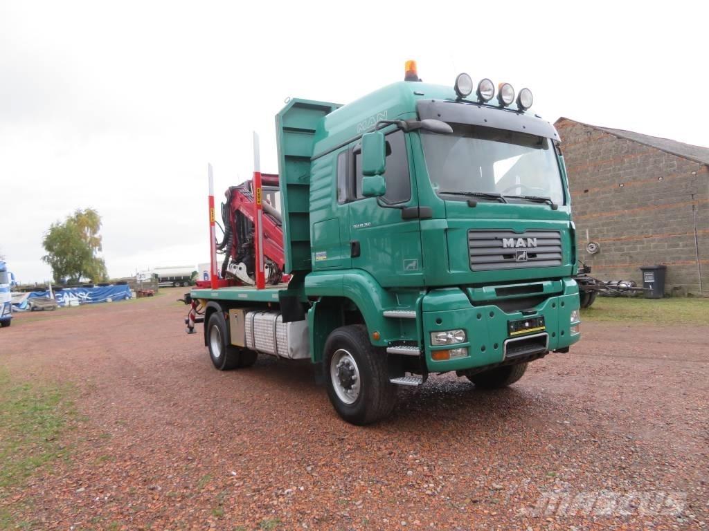 MAN TGA 18.360 Samochody do przewozu drewna