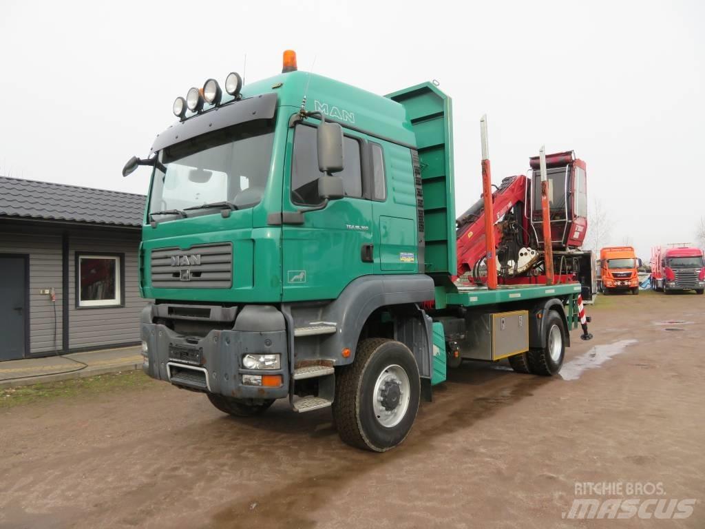 MAN TGA 18.360 Samochody do przewozu drewna
