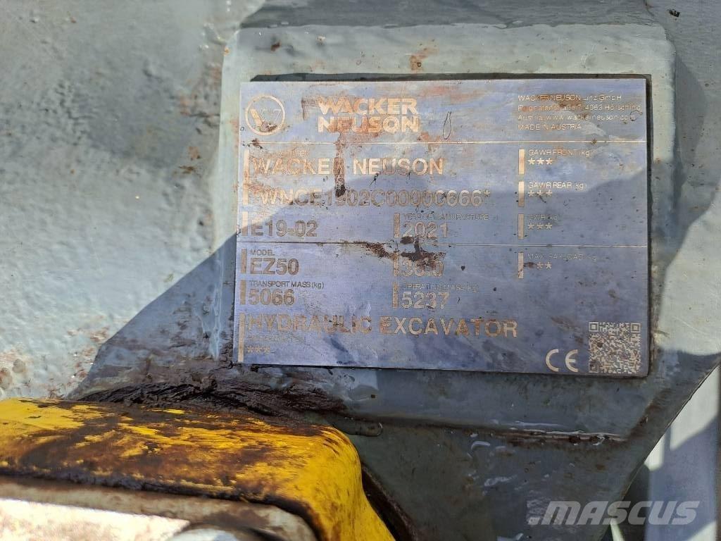 Wacker Neuson EZ50 Koparki gąsienicowe