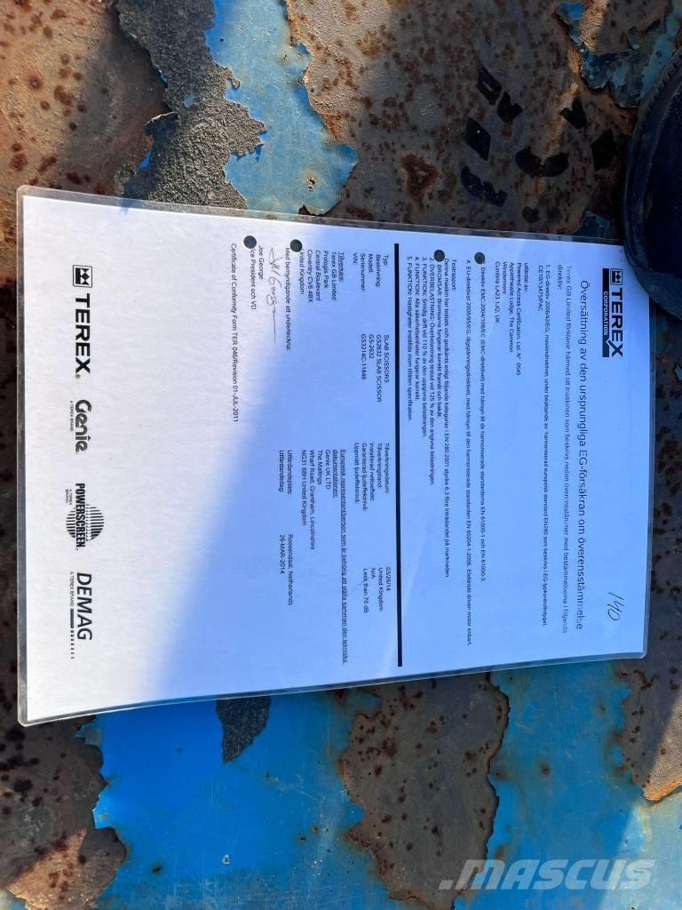 Genie GS 2632 Podnośniki nożycowe