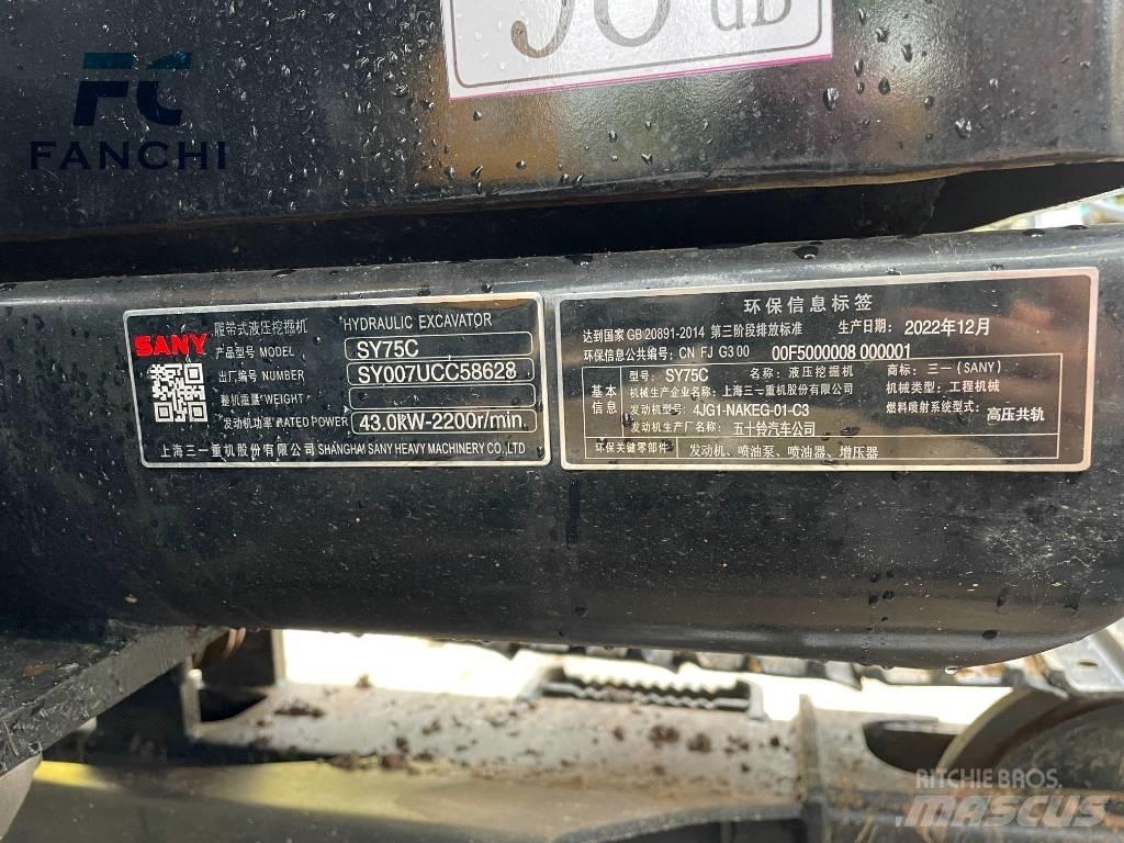 Sany SY 75 C pro Midikoparki  7t - 12t
