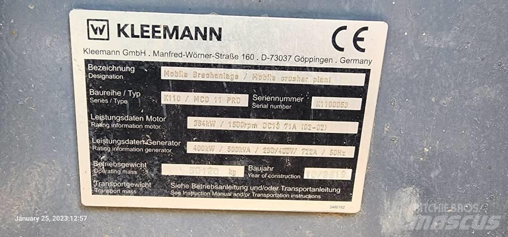 Kleemann MCO 11 PRO Kruszarki