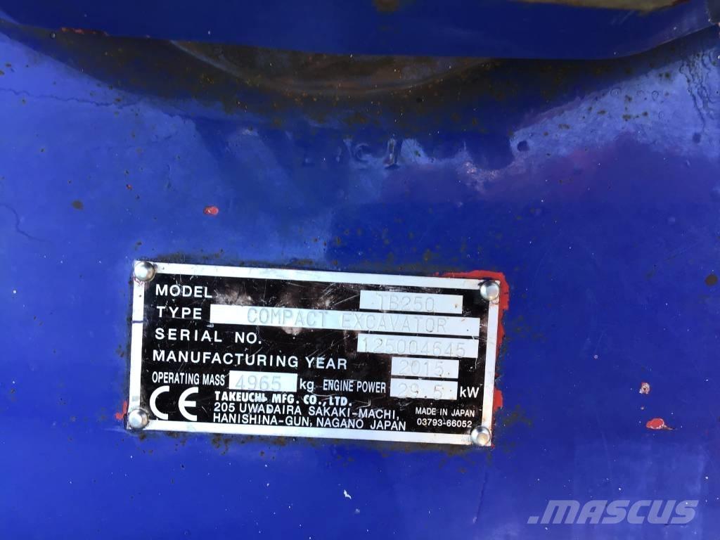 Takeuchi TB 250 Minikoparki