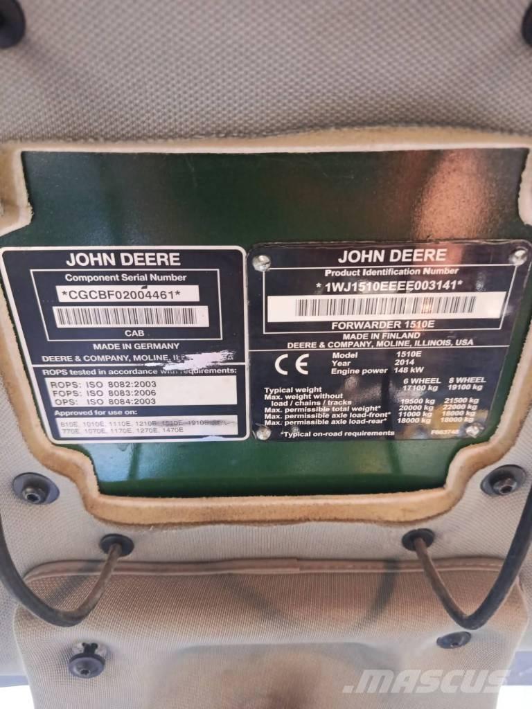 John Deere 1510 IT4 Forwardery
