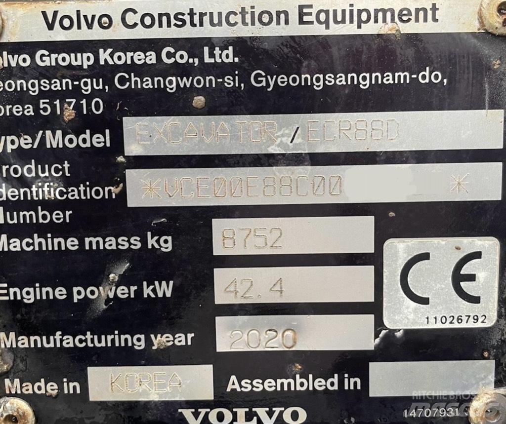 Volvo ECR 88 D Pro Midikoparki  7t - 12t
