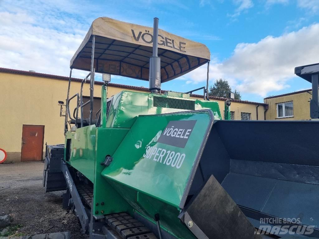 Vögele super 1800 Rozściełacze do asfaltu