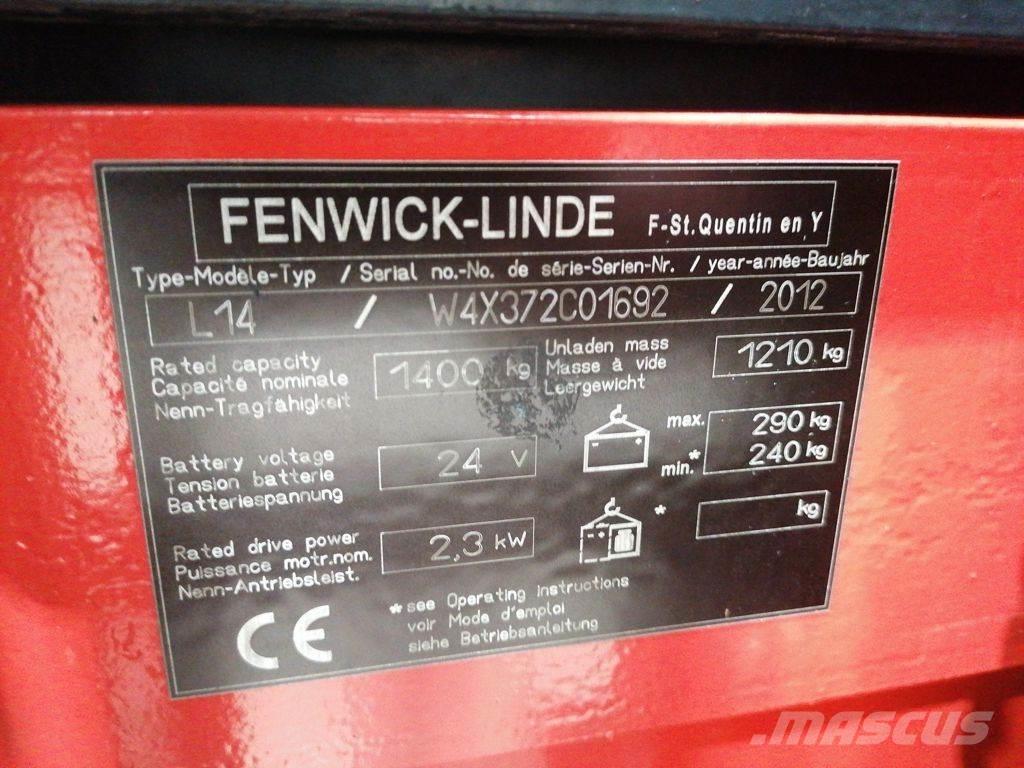 Linde L14 Wózki widłowe unoszące z dyszlem