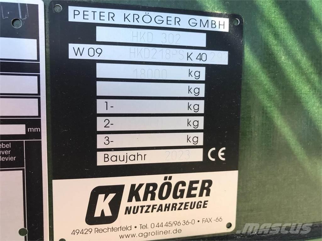 Kröger HKD 302 Przyczepy wywrotki