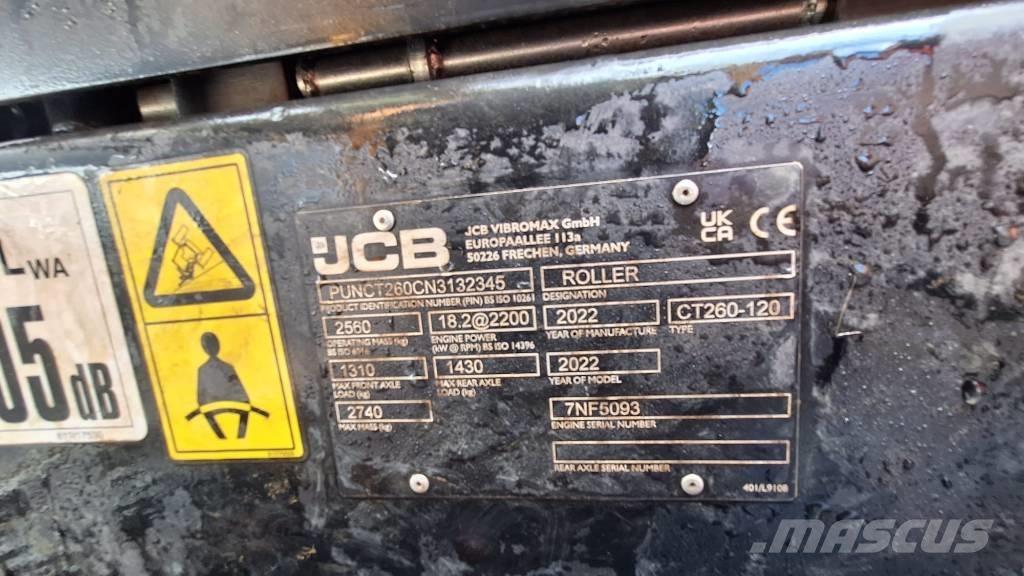 JCB CT 260-120 Walce dwubębnowe
