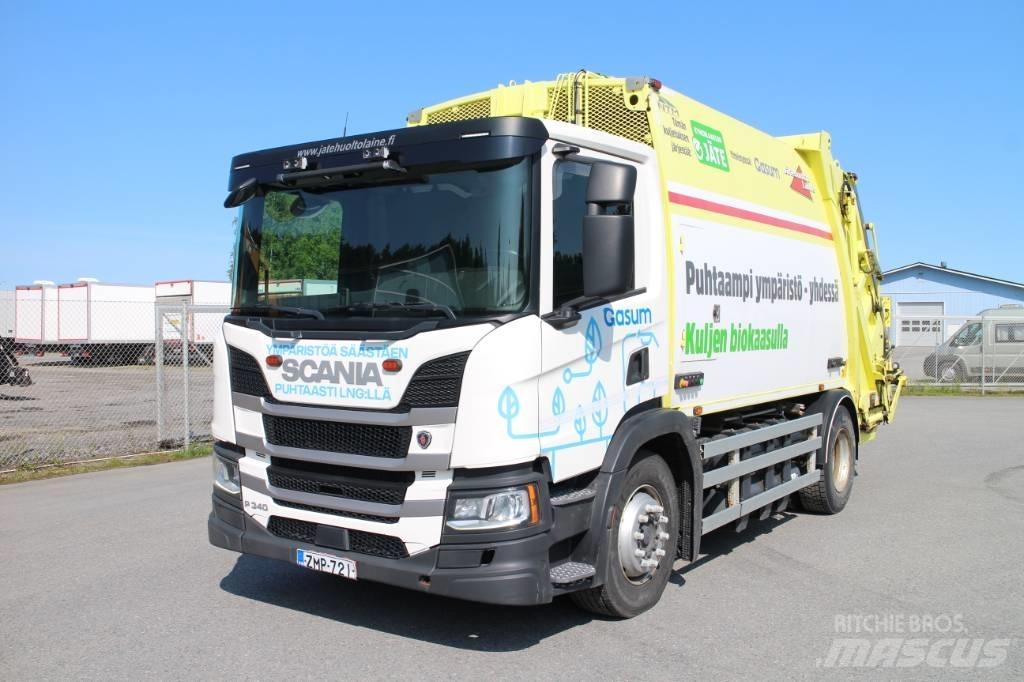 Scania P 340 CNG A Śmieciarki