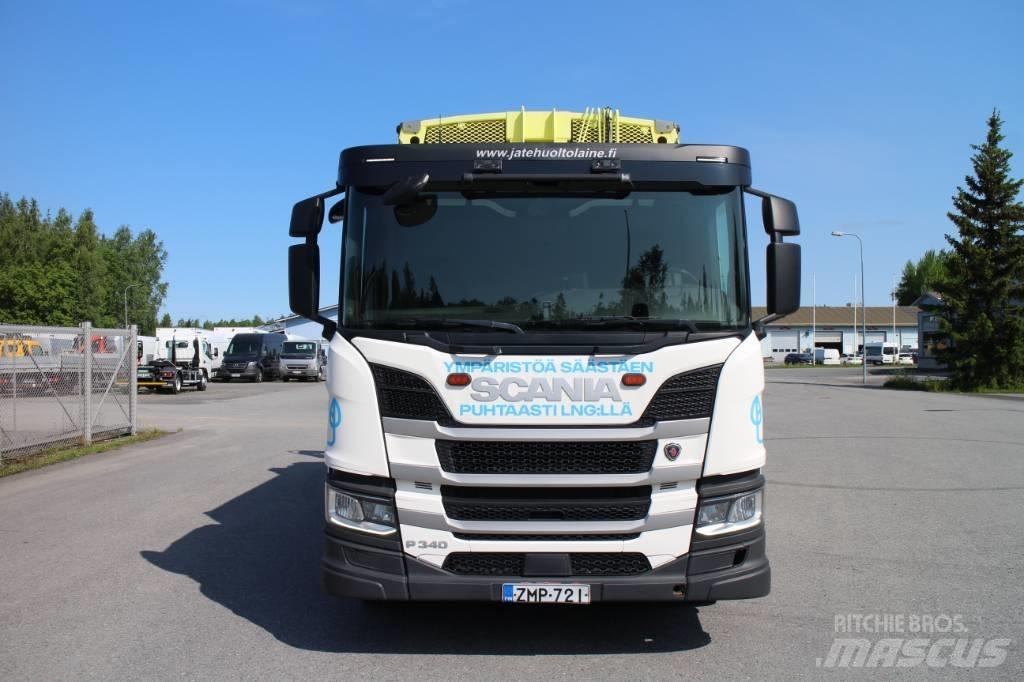 Scania P 340 CNG A Śmieciarki