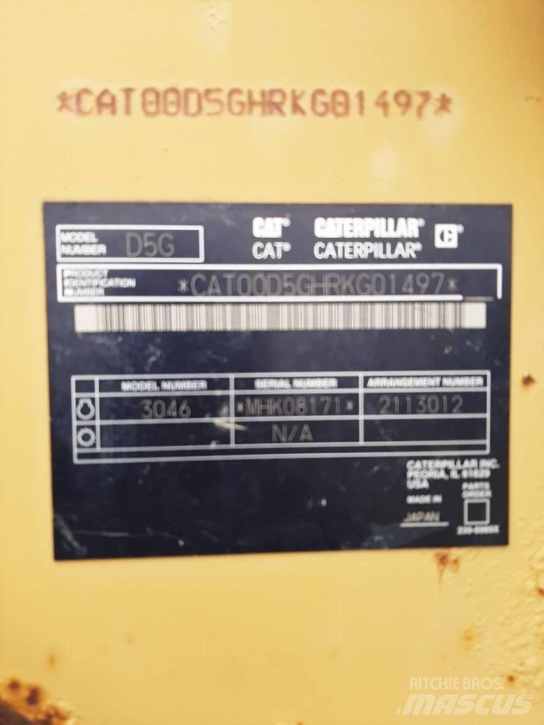 CAT D5GLGP Spycharki gąsienicowe