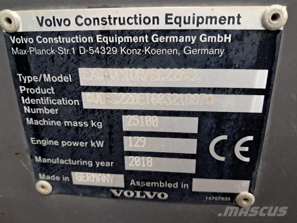 Volvo EC 220 EL Koparki gąsienicowe