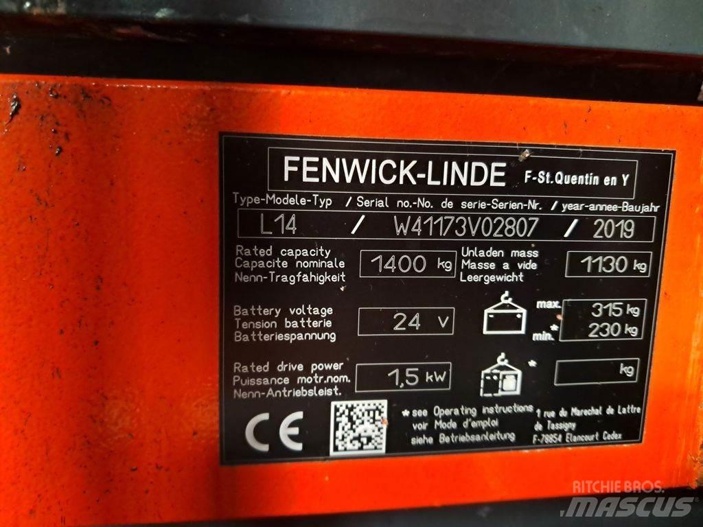 Linde L14 Wózki widłowe unoszące z dyszlem