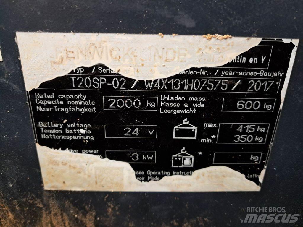 Linde T20SP-02 Wózki widłowe unoszące
