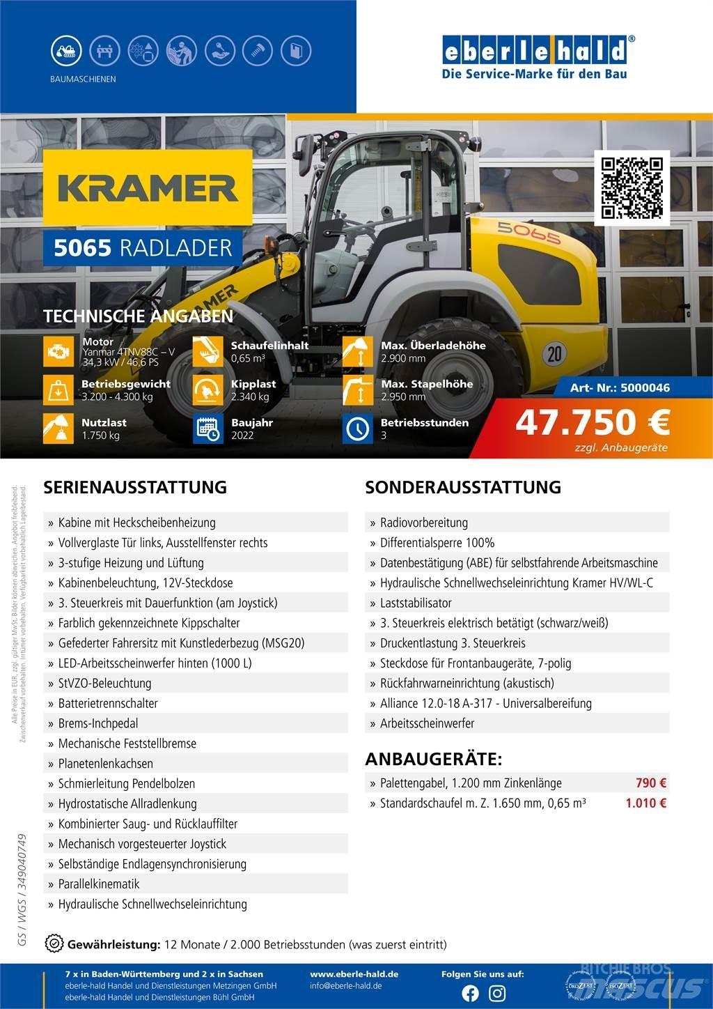 Kramer 5065 Ładowarki kołowe