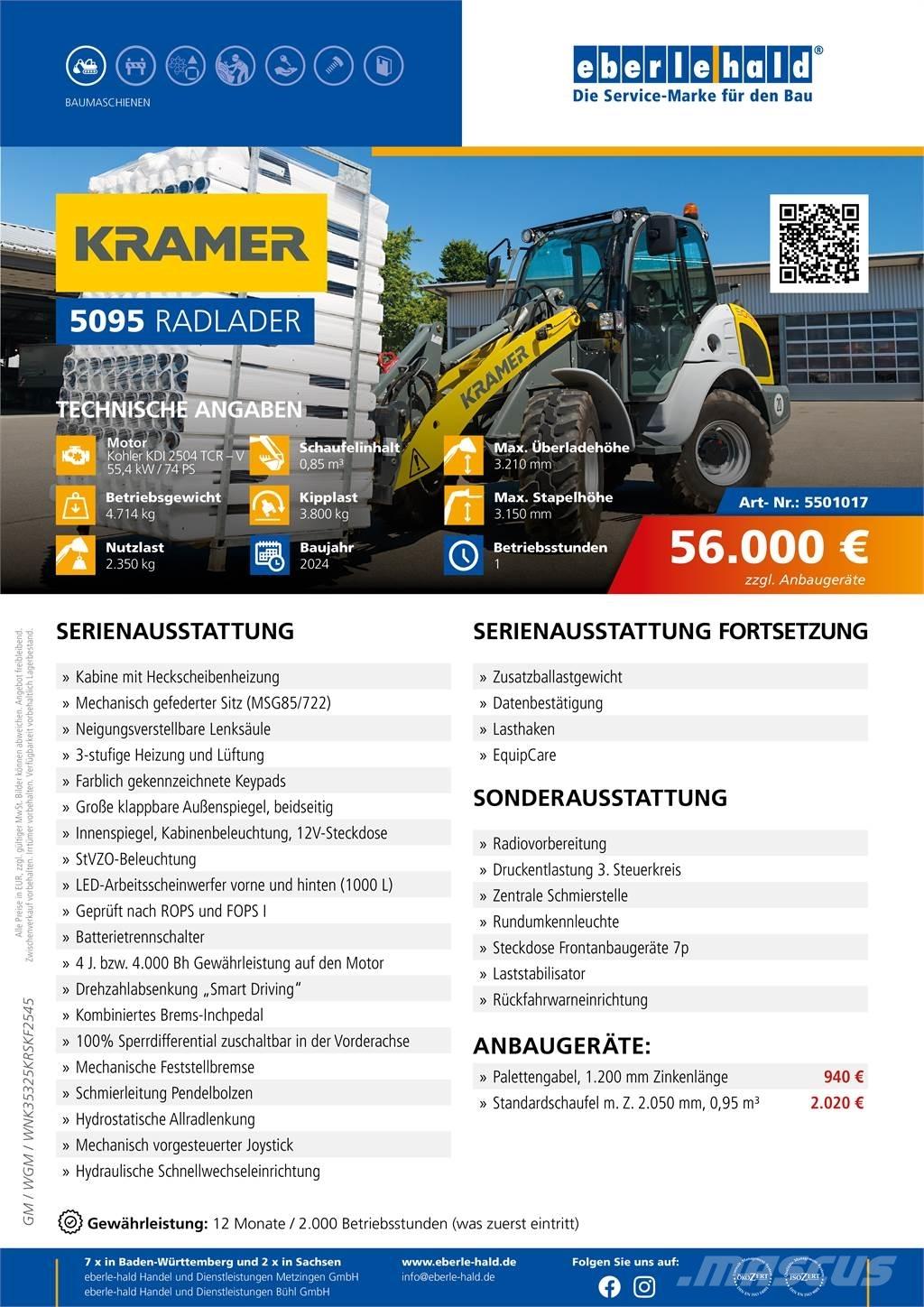 Kramer 5095 Ładowarki kołowe