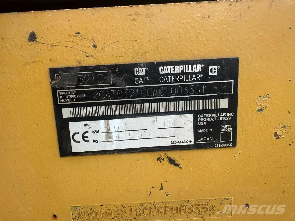 CAT 321 C Koparki gąsienicowe