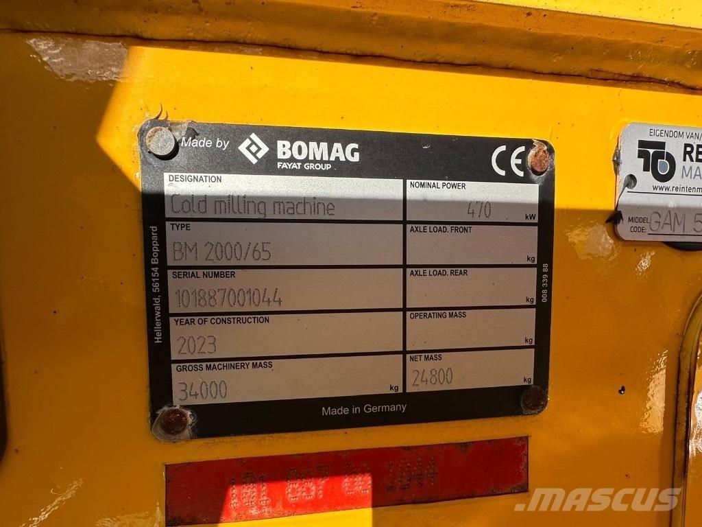 Bomag BM 2000/65 Frezarki do asfaltu