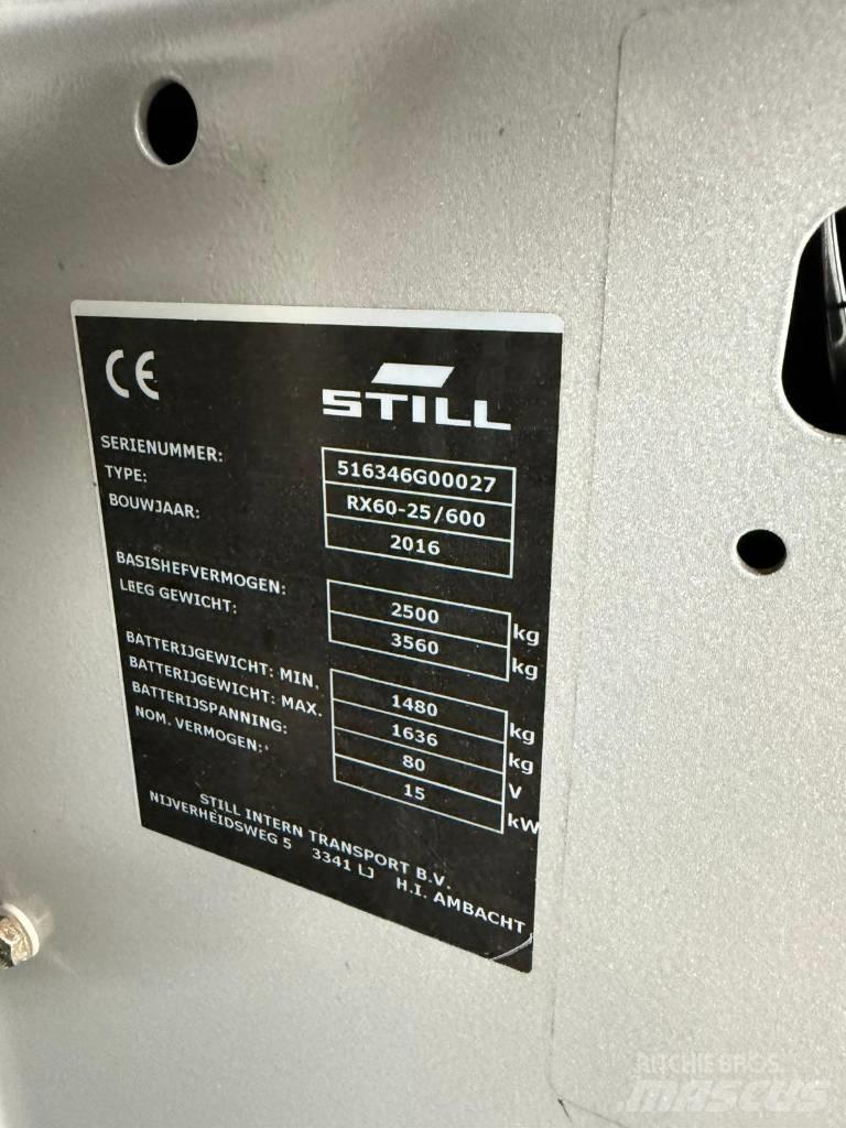 Still RX60-25 Wózki elektryczne