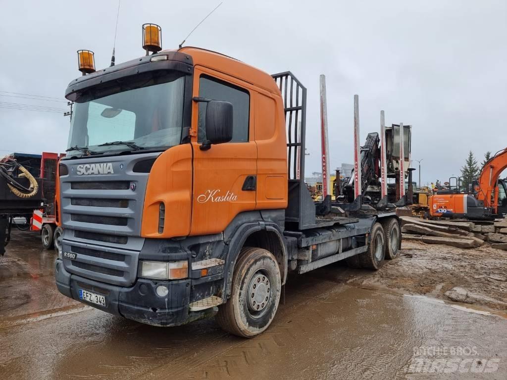 Scania R 580 Samochody do przewozu drewna